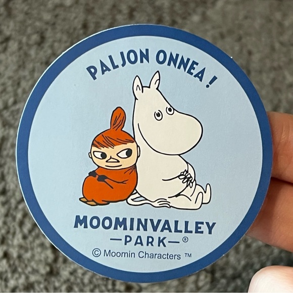 Moomin Valley Park Theme Park Japan Exclusive Sticker Official Souvenir Kawaii - Picture 3 of 4